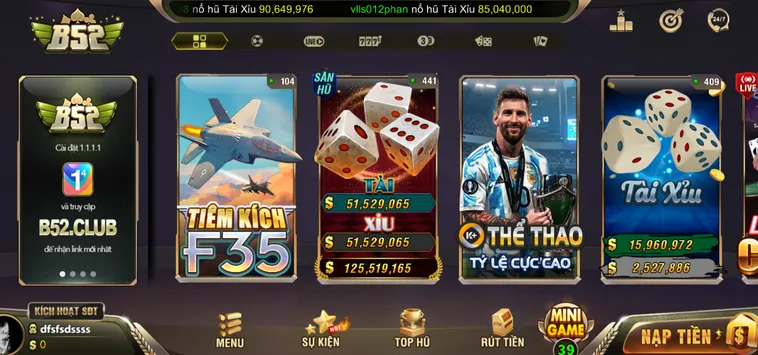 Cổng Game B52CLUB - Sân Chơi Cá Cược Bom Tấn Đẳng Cấp Uy Tín Châu Á